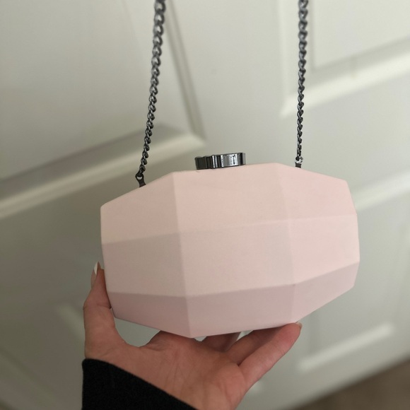 Viktor & Rolf Flowerbomb Pink Geometric Clutch - Picture 3 of 9